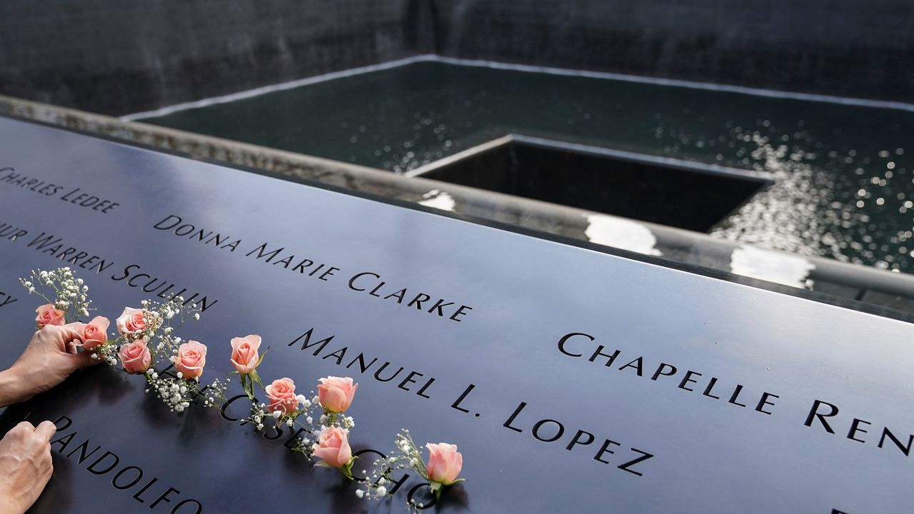 Monday marks the 22nd anniversary of the Sept. 11 attacks on the World Trade Center and the Pentagon. (AP Photo/John Minchillo, File)