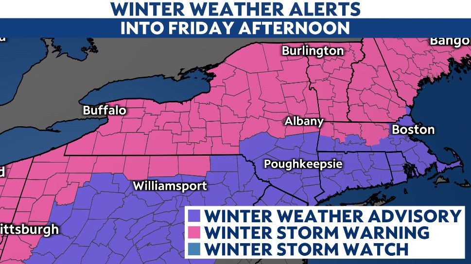 Winter Storm Warnings in effect