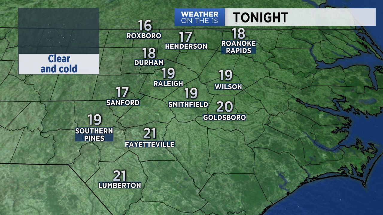 Cold start to the weekend; rain likely by Sunday