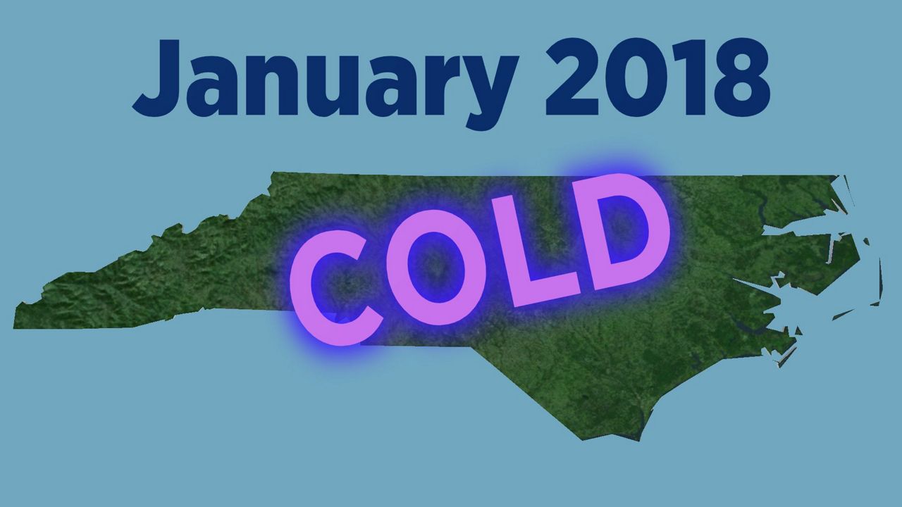 Last month was the 11th coldest January on record for NC
