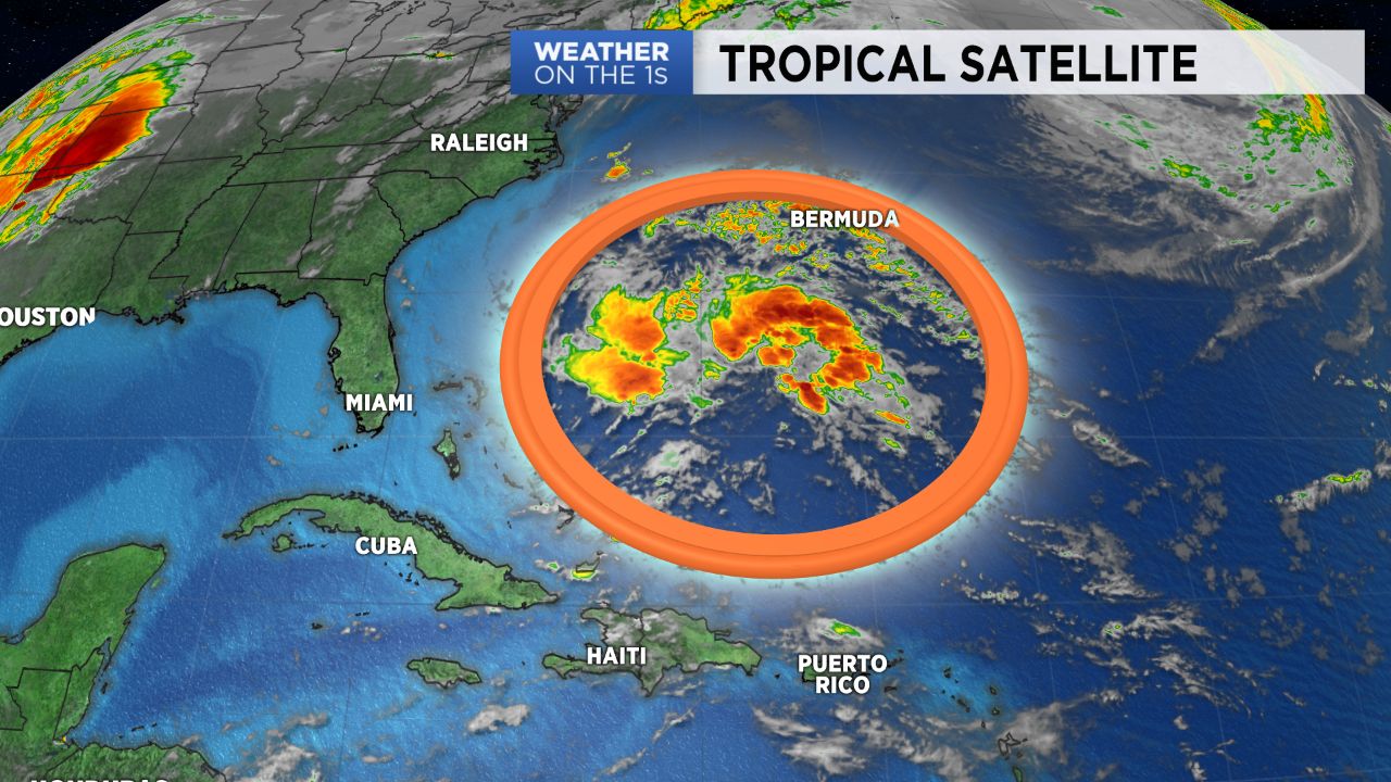 Bermuda Radar Weather Map Andrea Forms South of Bermuda