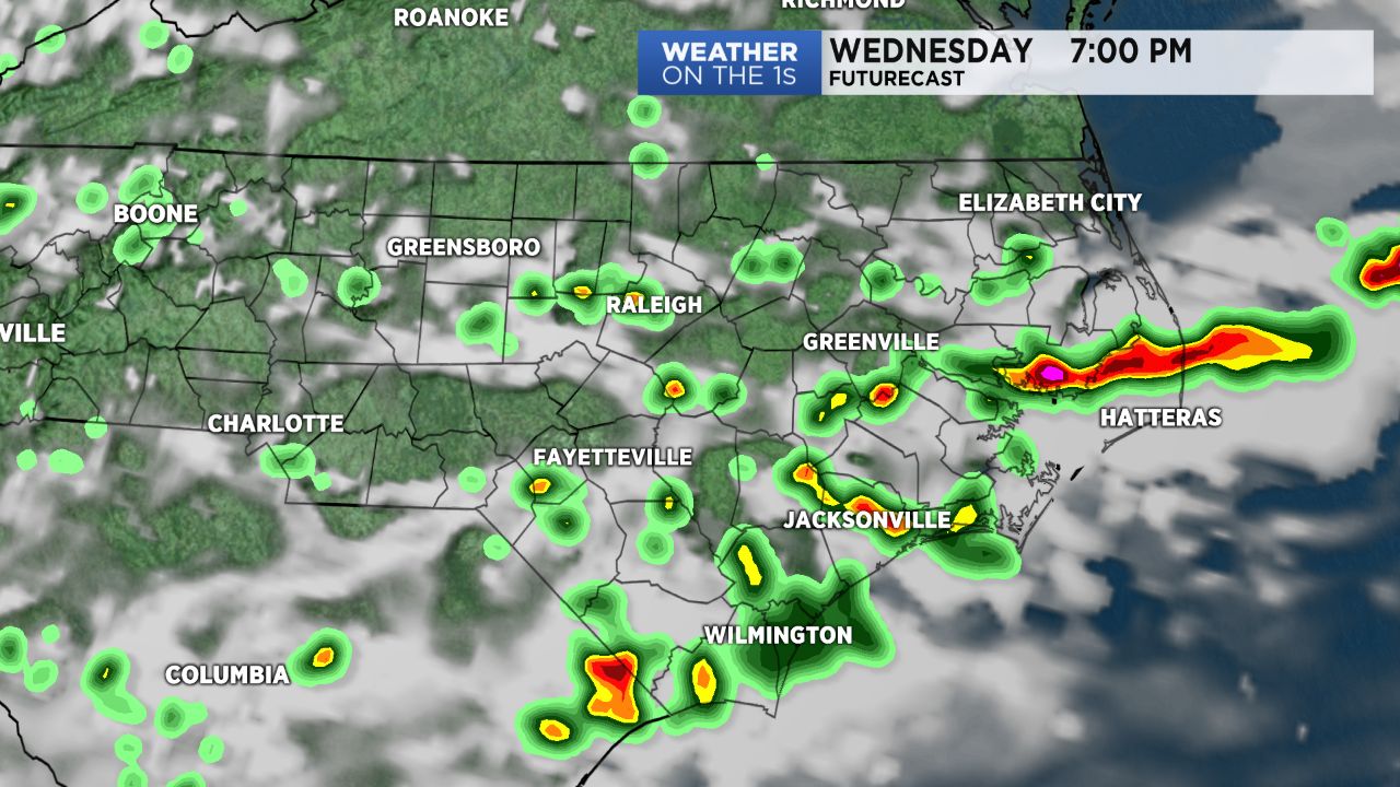 Future view of what radar may look like late Wednesday afternoon.