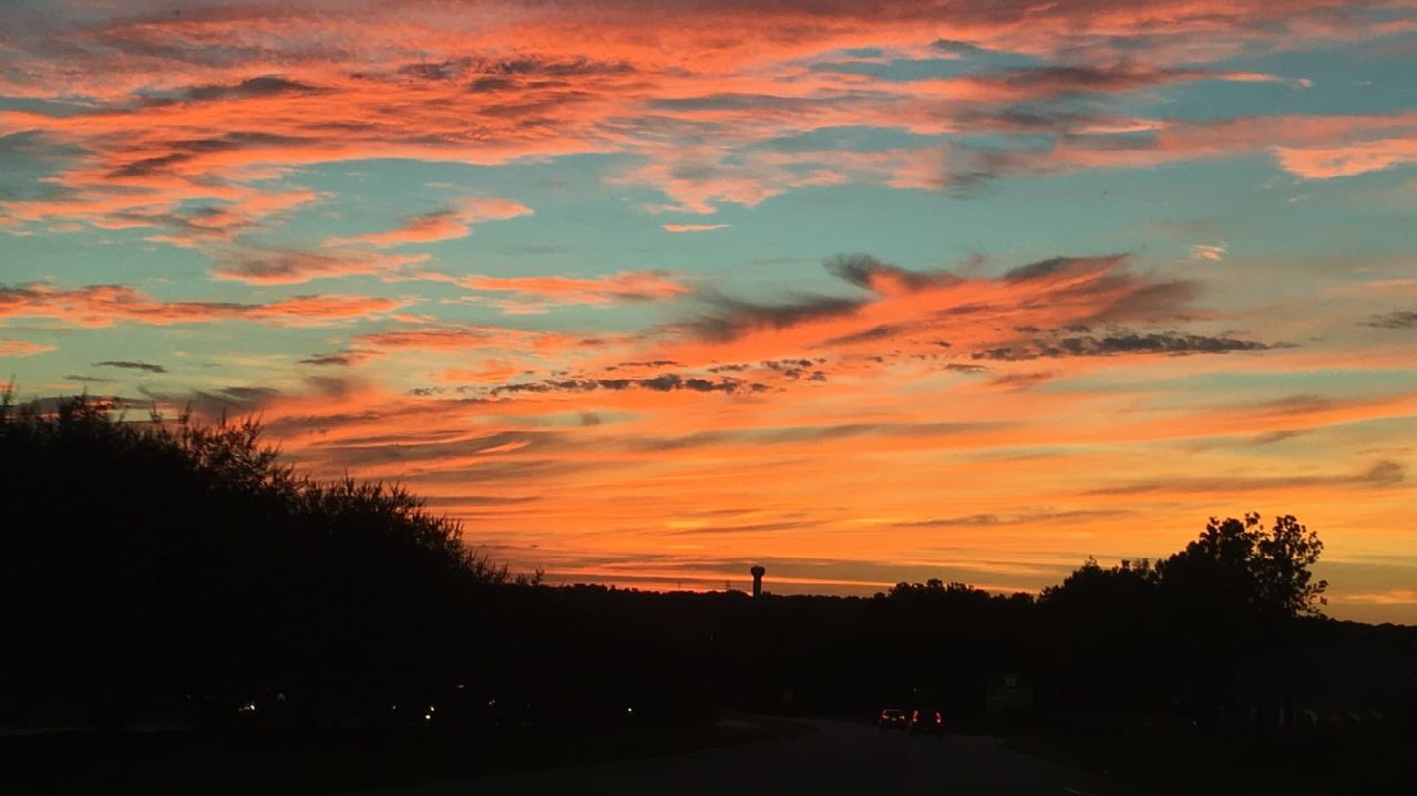 A recent sunset from Wake Forest.  Photo by Taylor Weber.