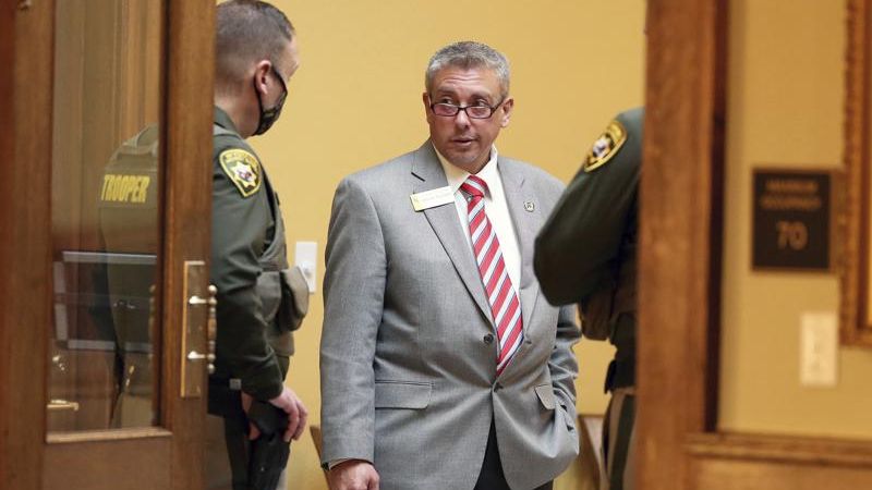 Wyoming state Sen. Anthony Bouchard, R-Cheyenne (Michael Cummo/The Wyoming Tribune Eagle via AP, File)