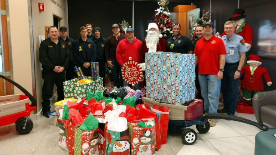 The Temple Fire Department made a special delivery on Christmas Day. (Courtesy: Temple Fire Dept.)