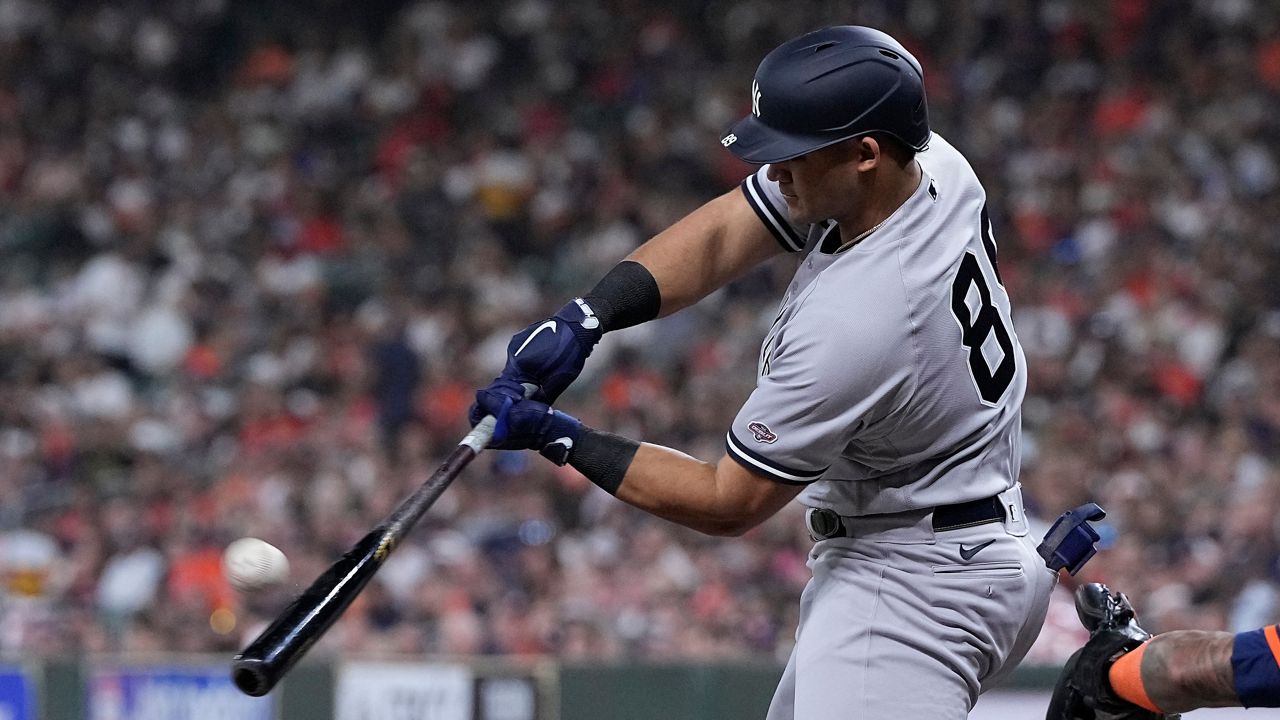 Aaron Judge is in Tampa playing simulated games. The Yankees don't rule out  a return this weekend