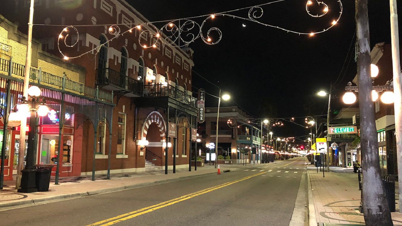 Ybor City's archway lights have adorned 7th Avenue for over 30 years. (File)