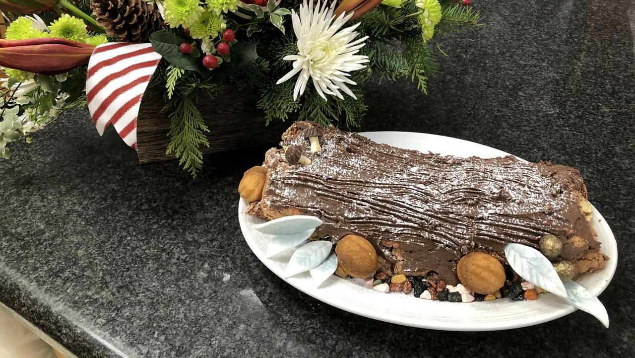 Christmas Yule Log Cake Recipe - Spectrum News
