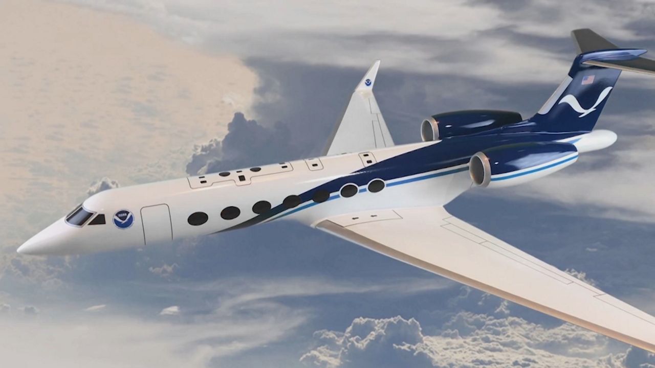Image of the G550 NOAA expects to begin using next hurricane season (NOAA)