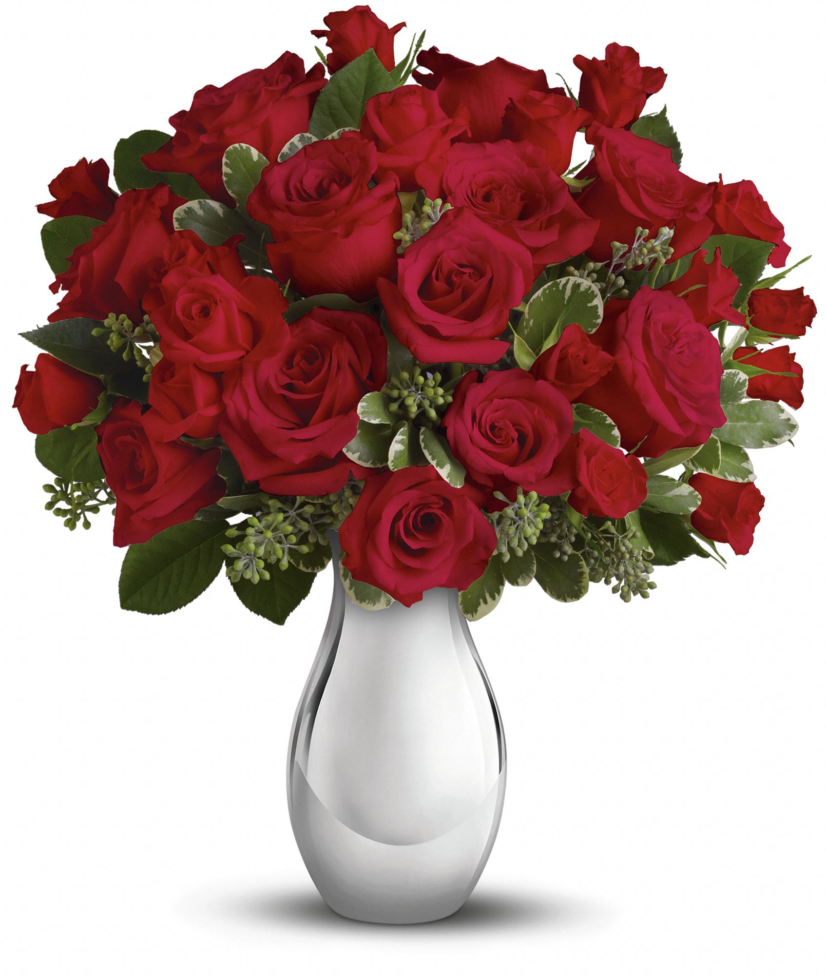 Telefloras True Romance Bouquet With Red Roses Photoverse