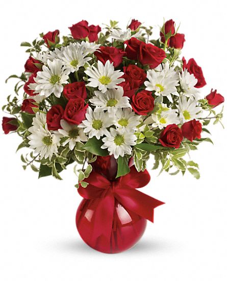 Red White And You Bouquet by Teleflora Flowers, Red White And You ...