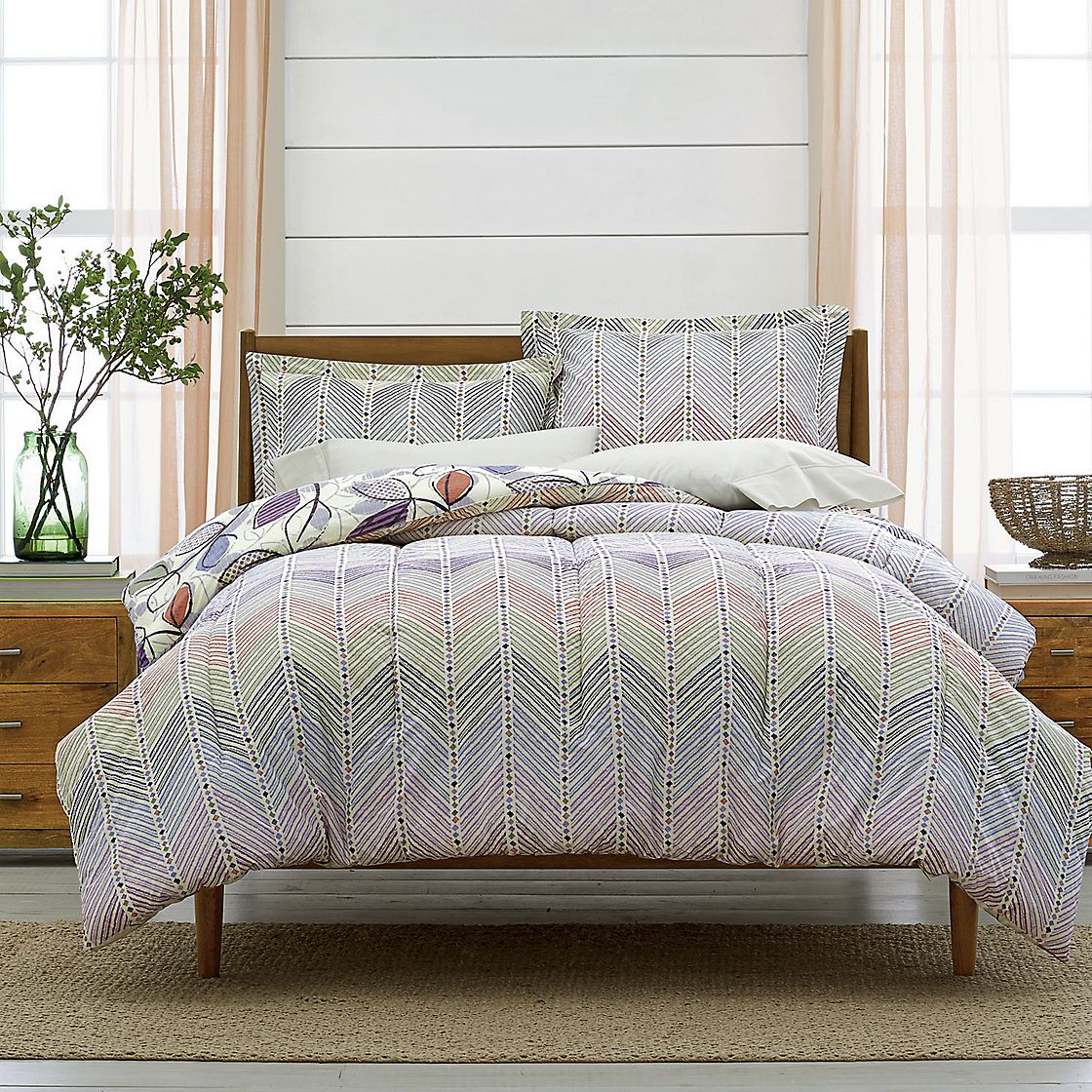 LoftHome by The Company Store Lyric Chevron Sheets & Bedding Set The Company Store