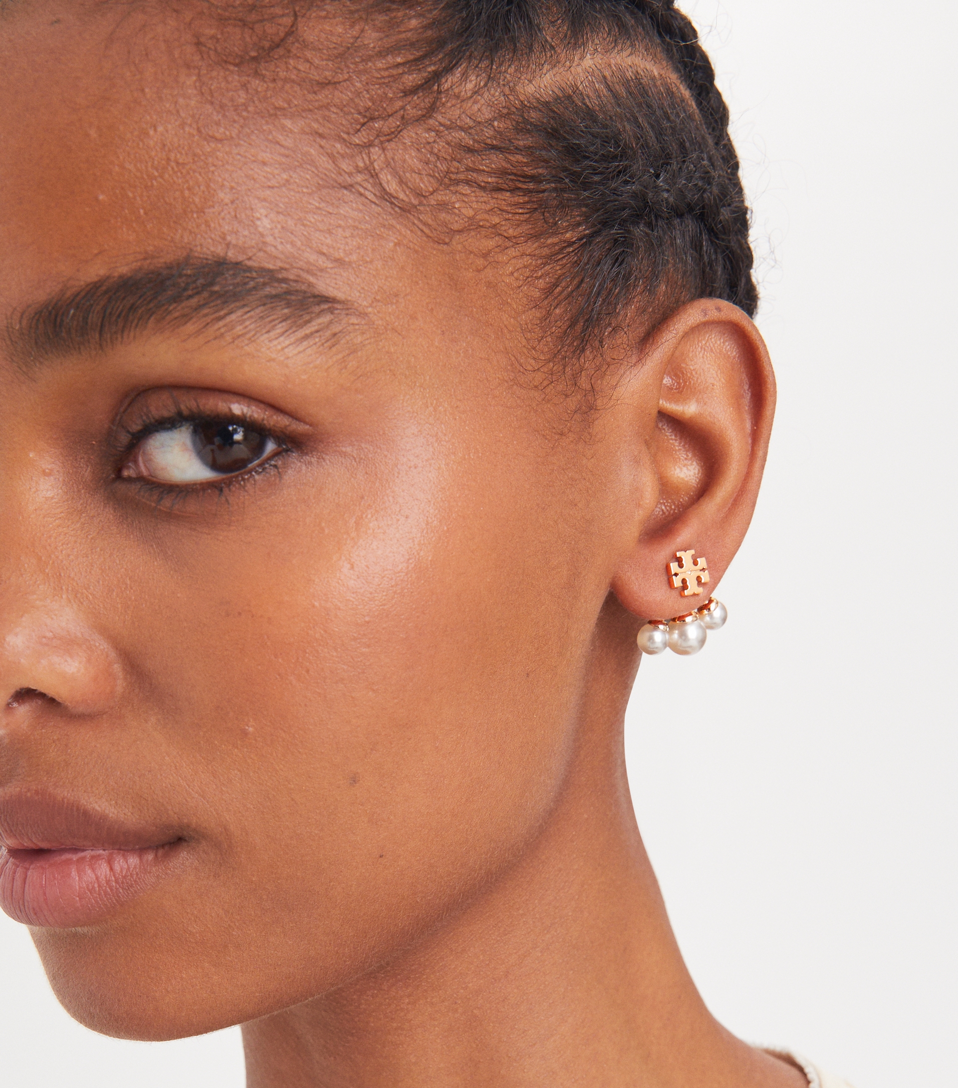Moondance Pearl Front-Back Earrings image number 1