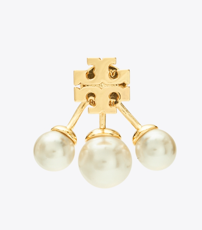 Moondance Pearl Front-Back Earrings
