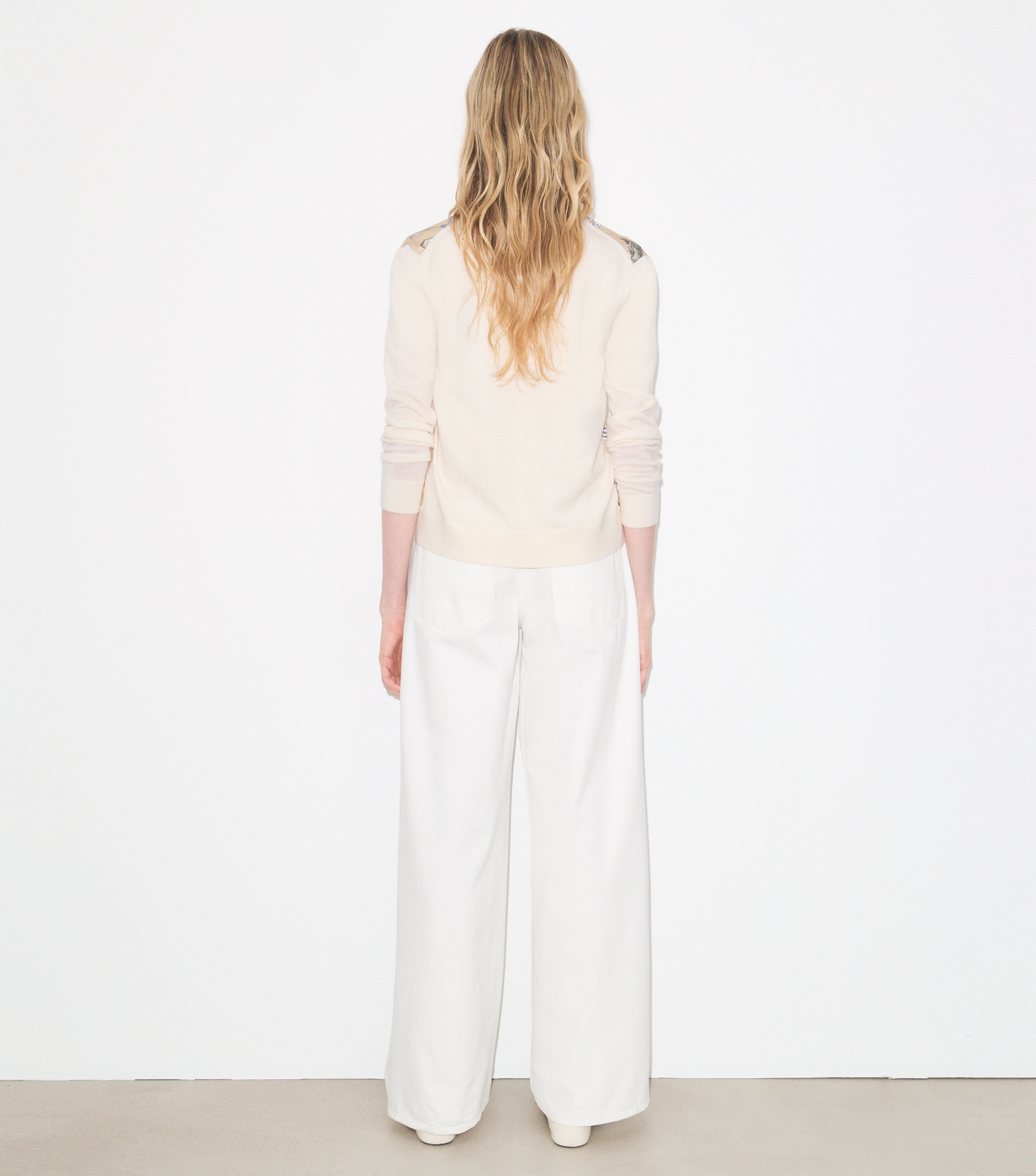 Silk Front Cardigan image number 2
