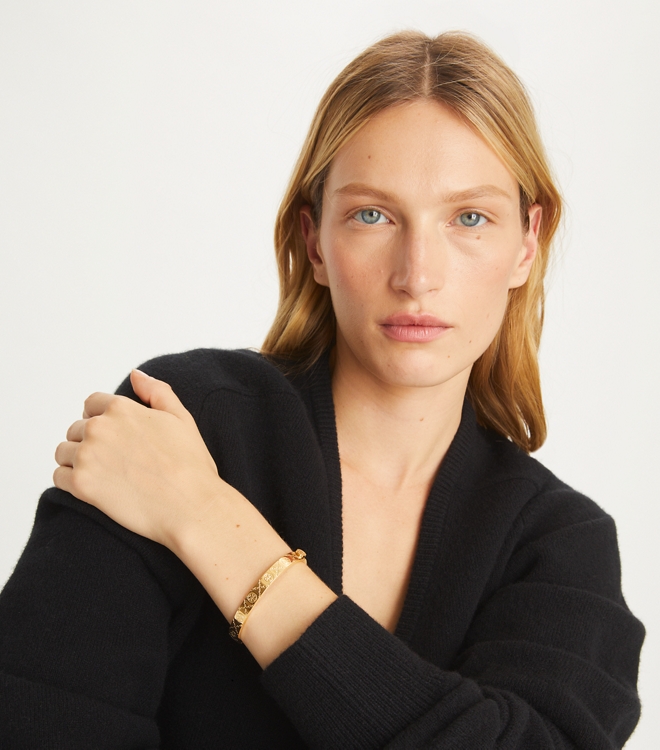 Icon T Monogram Hinge Bracelet
