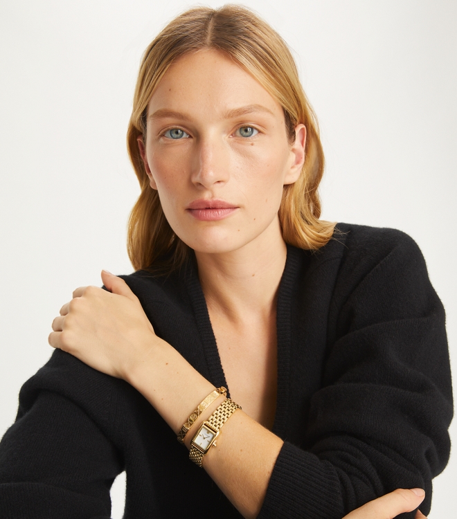Icon T Monogram Hinge Bracelet