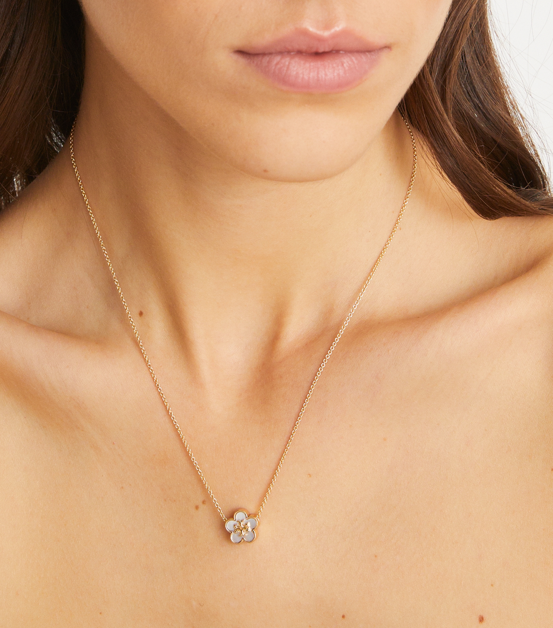 Forget Me Not Pendant Necklace image number 1