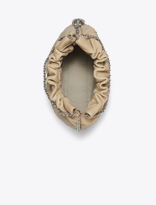 Tory Burch designer sandals Ines Multi-Strap Slide in CAMELLO angle