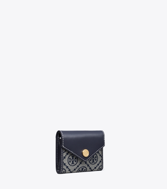 T Monogram Small Envelope Wallet