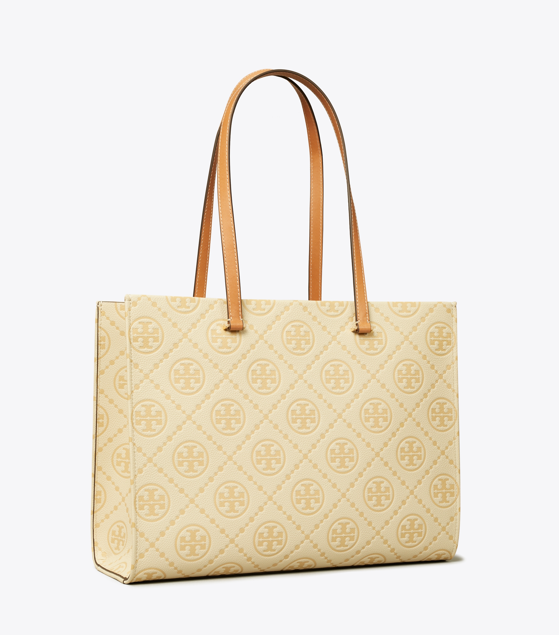 T Monogram Pebbled Tote image number 2