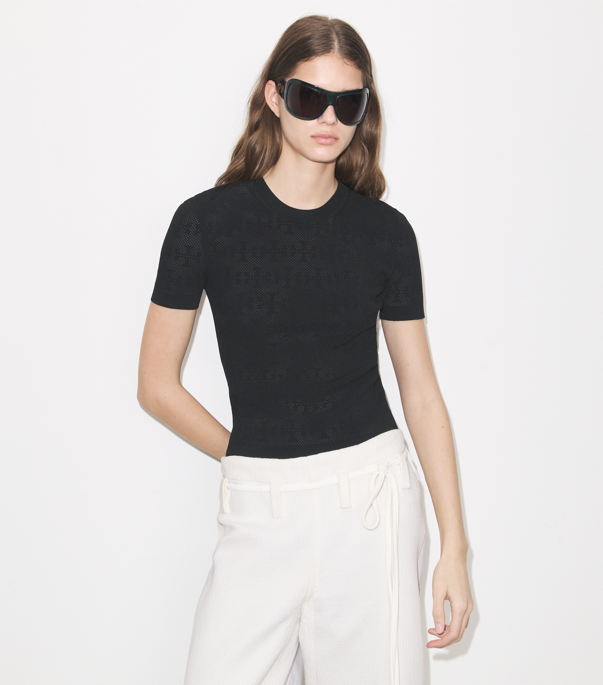 T Monogram Jacquard Sweater image number 3