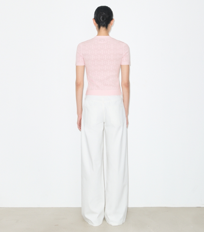 T Monogram Jacquard Sweater