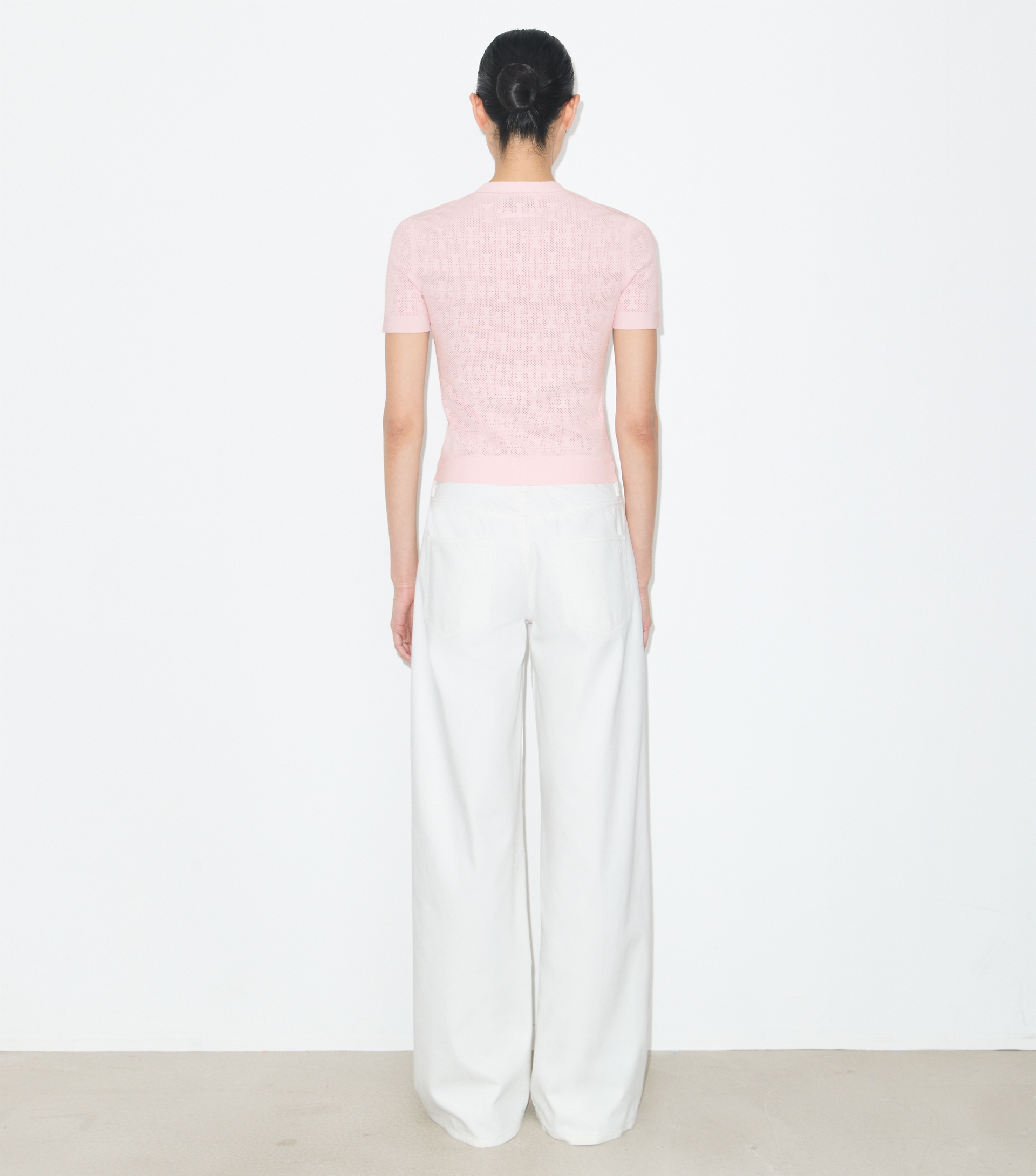 T Monogram Jacquard Sweater image number 2