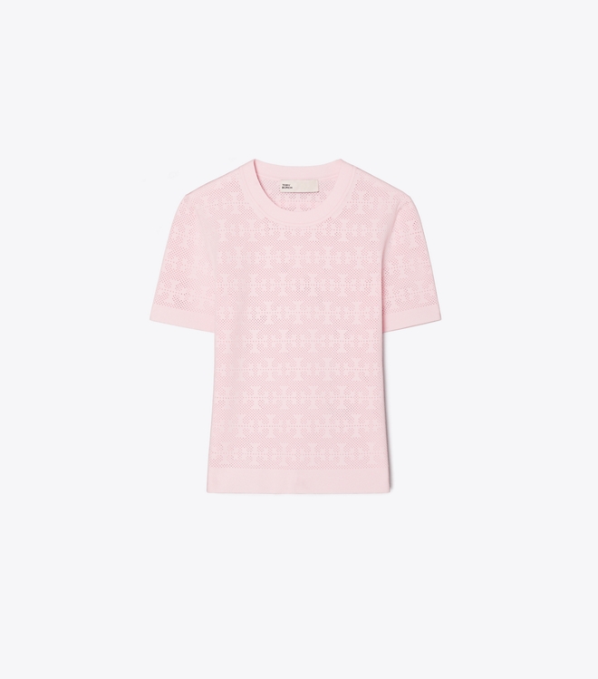T Monogram Jacquard Sweater
