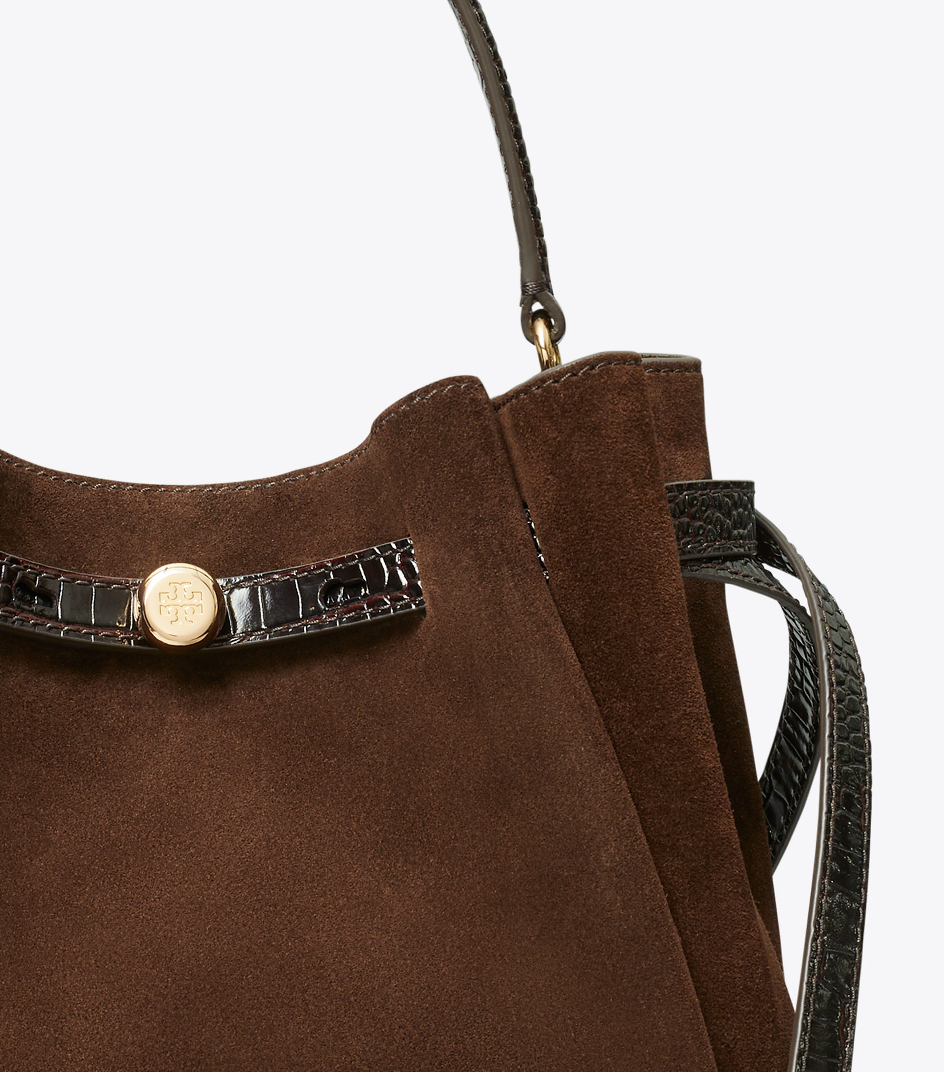 Romy Suede Bucket Bag image number 4