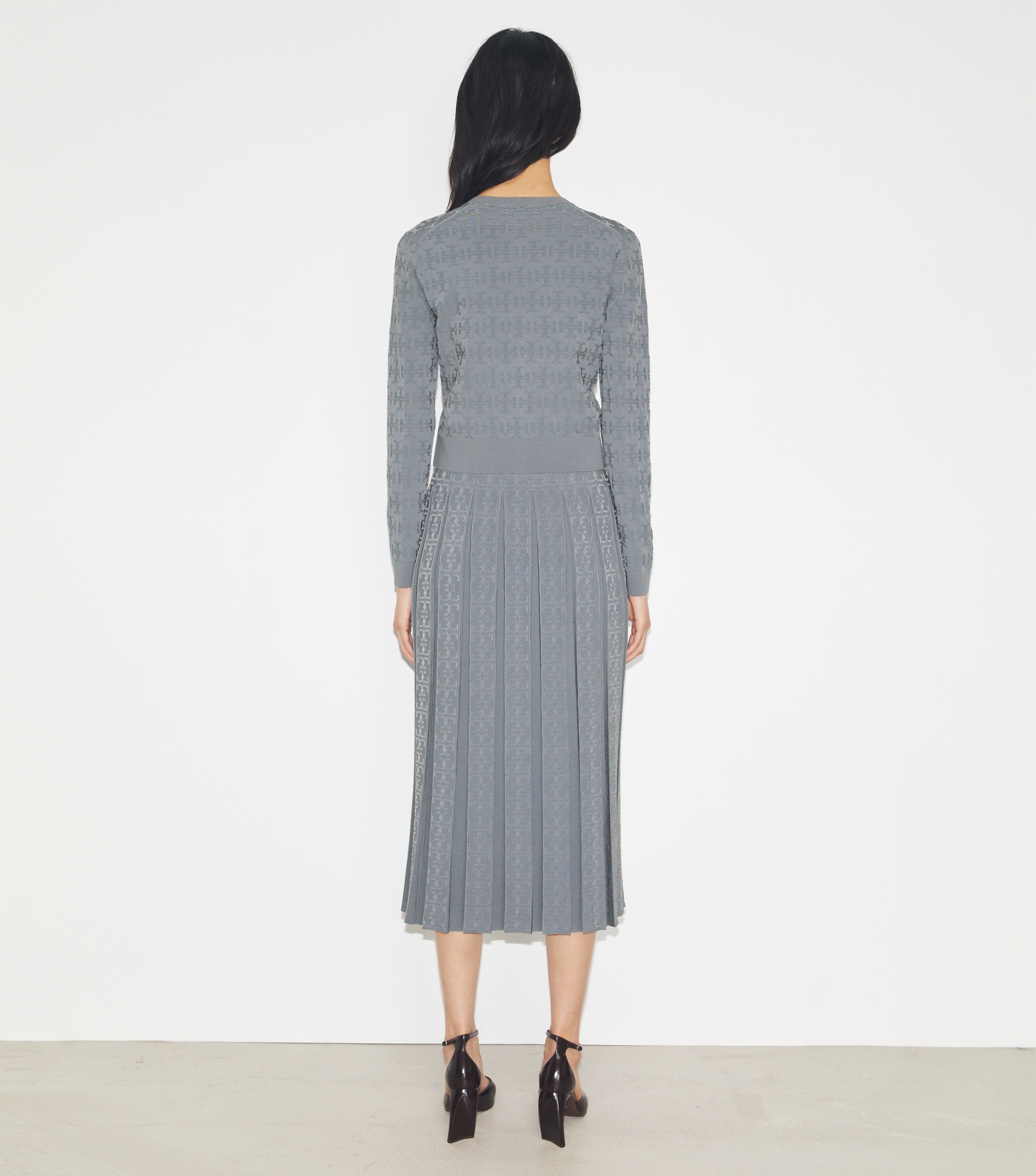 T Monogram Jacquard Skirt image number 2