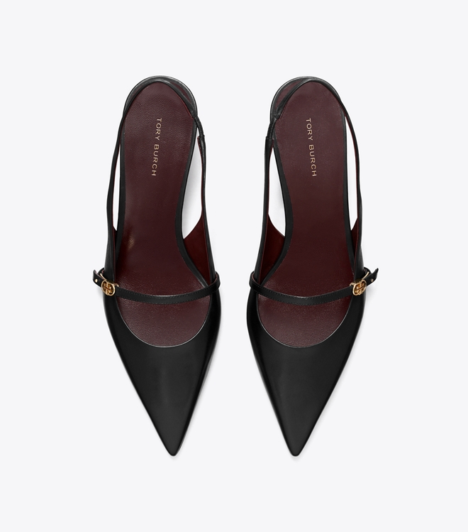 Double T Buckle Mary Jane Slingback