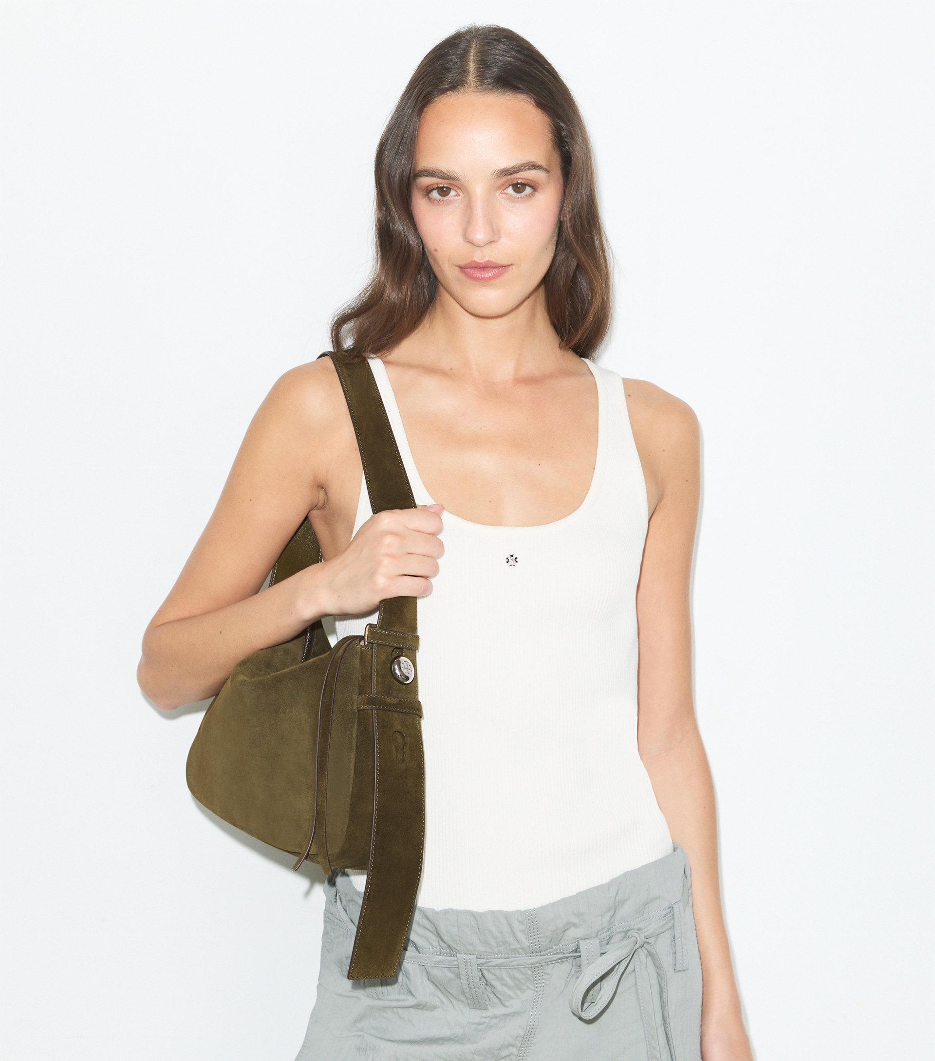 Romy Suede Shoulder Bag image number 1