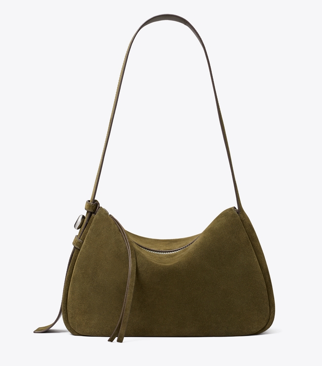 Romy Suede Shoulder Bag