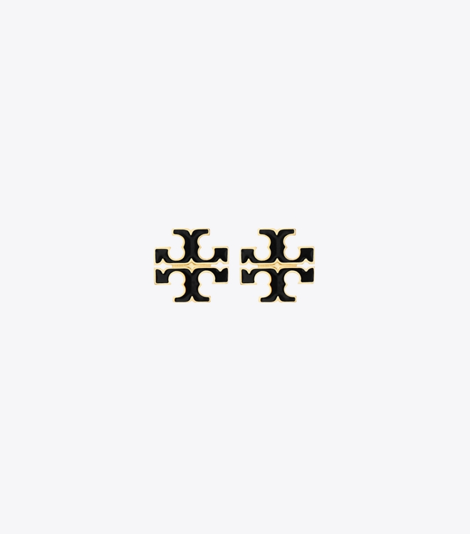 Small Icon Enamel Stud Earrings