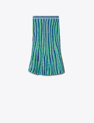  Striped Cotton Skirt