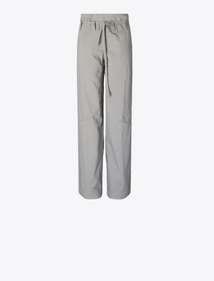  Wide-Leg Cotton Pant