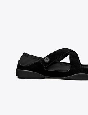 Tory Burch designer sandals Ines Multi-Strap Slide in CAMELLO angle