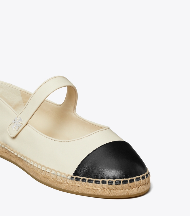 Cap-Toe Mary Jane Espadrille