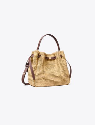 Romy Woven Bucket Bag