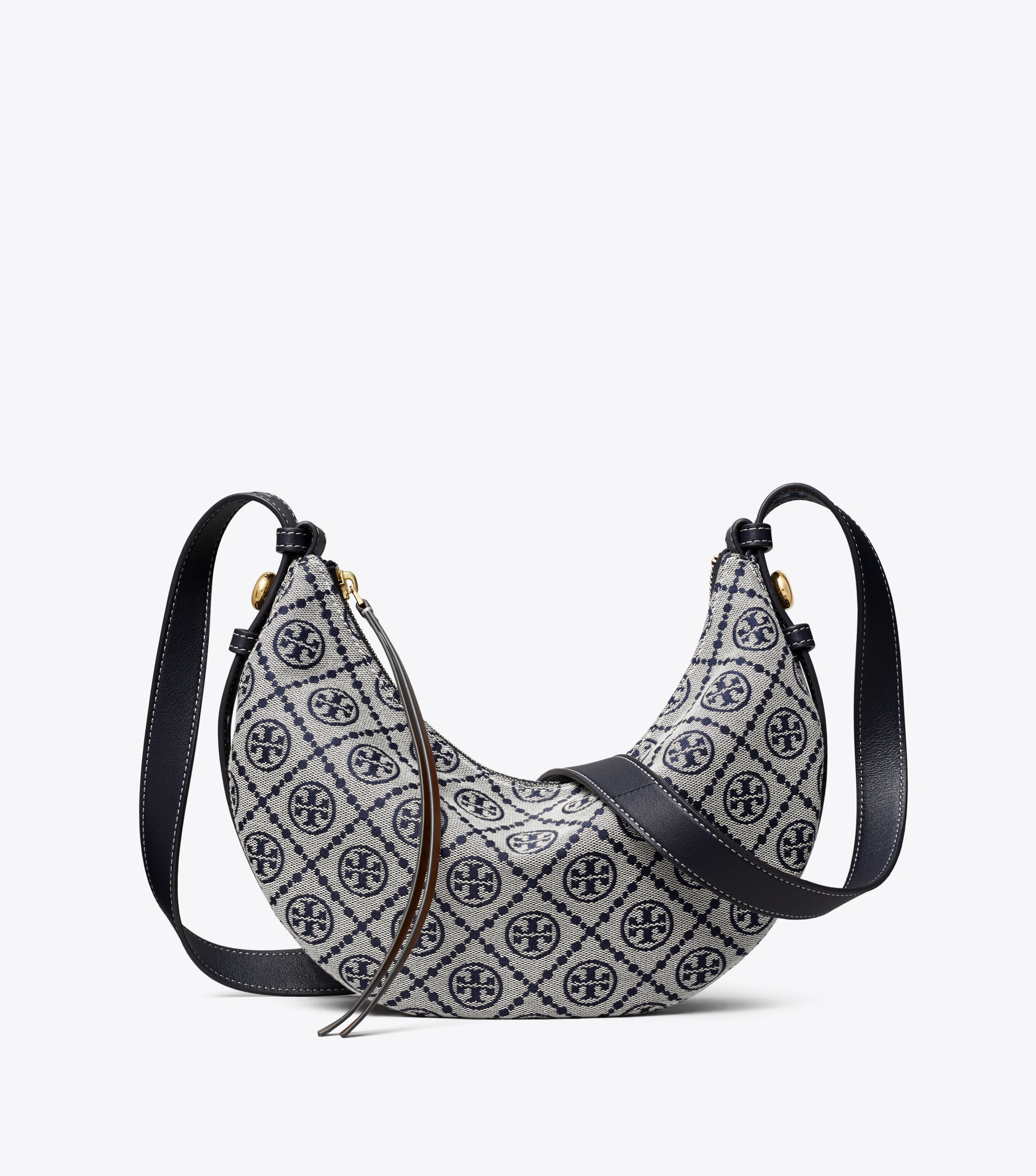 T Monogram Romy Half Moon Bag image number 6