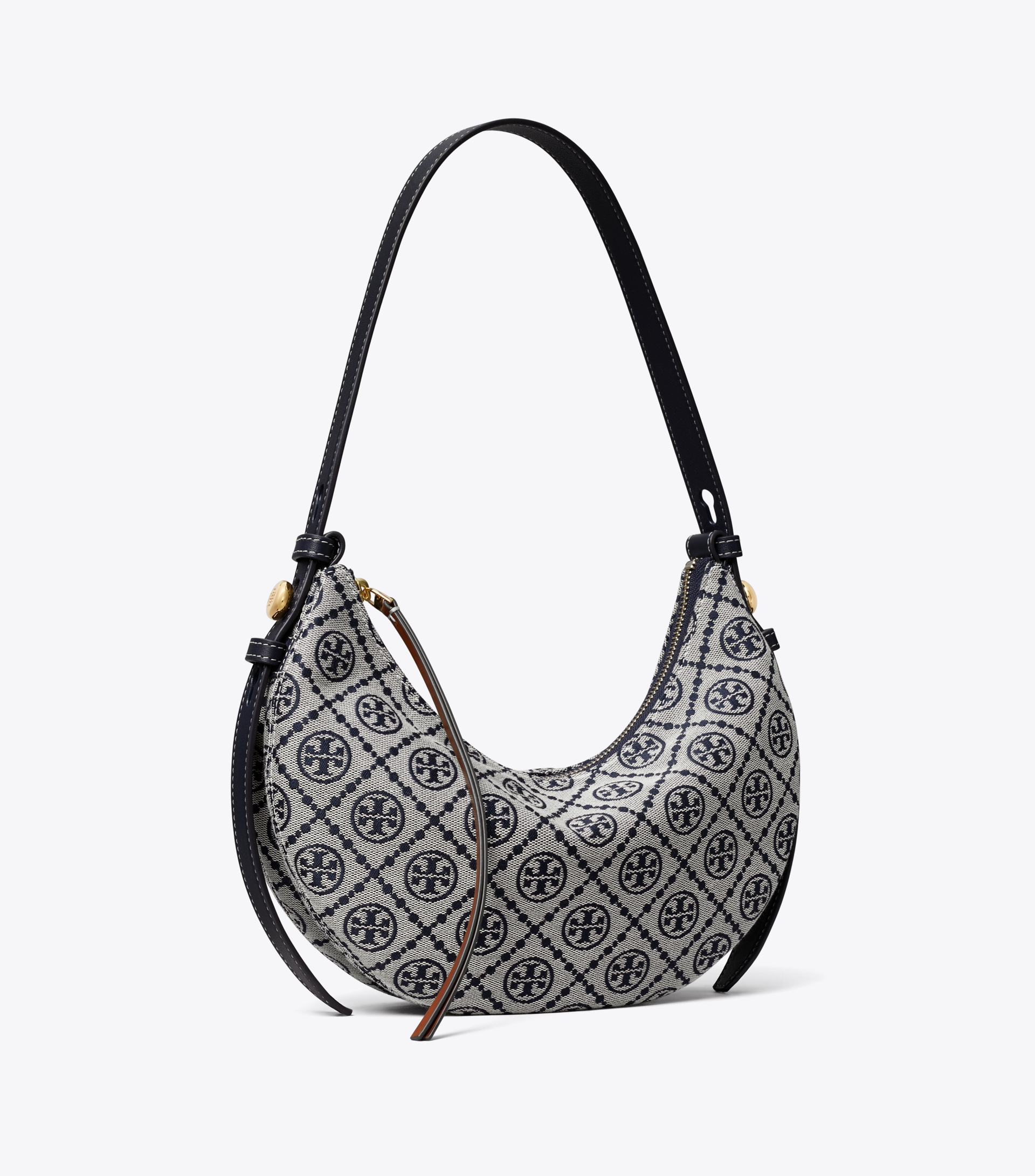T Monogram Romy Half Moon Bag image number 3