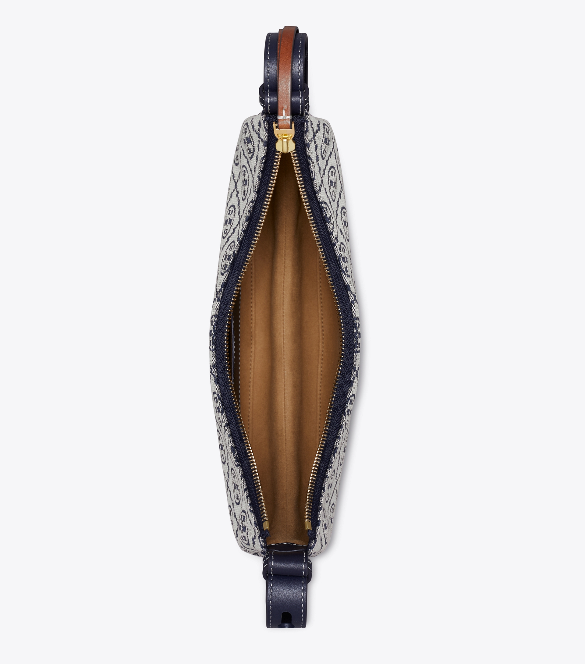T Monogram Romy Half Moon Bag image number 5