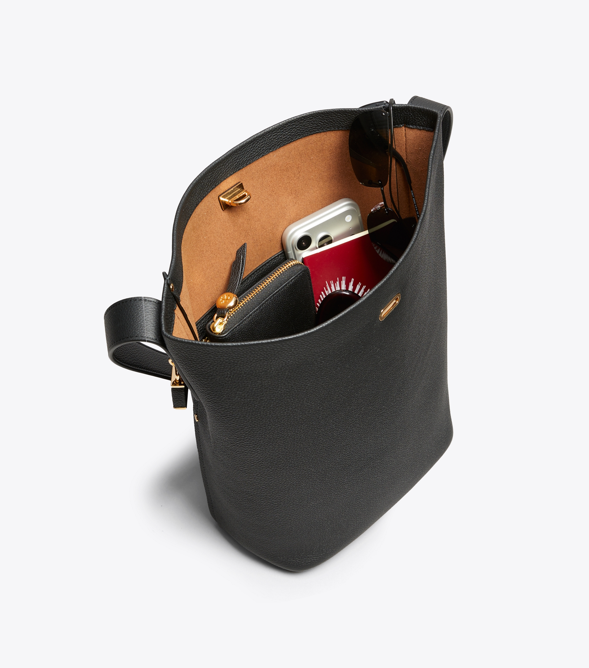 Lock Slim Bucket Bag image number 5