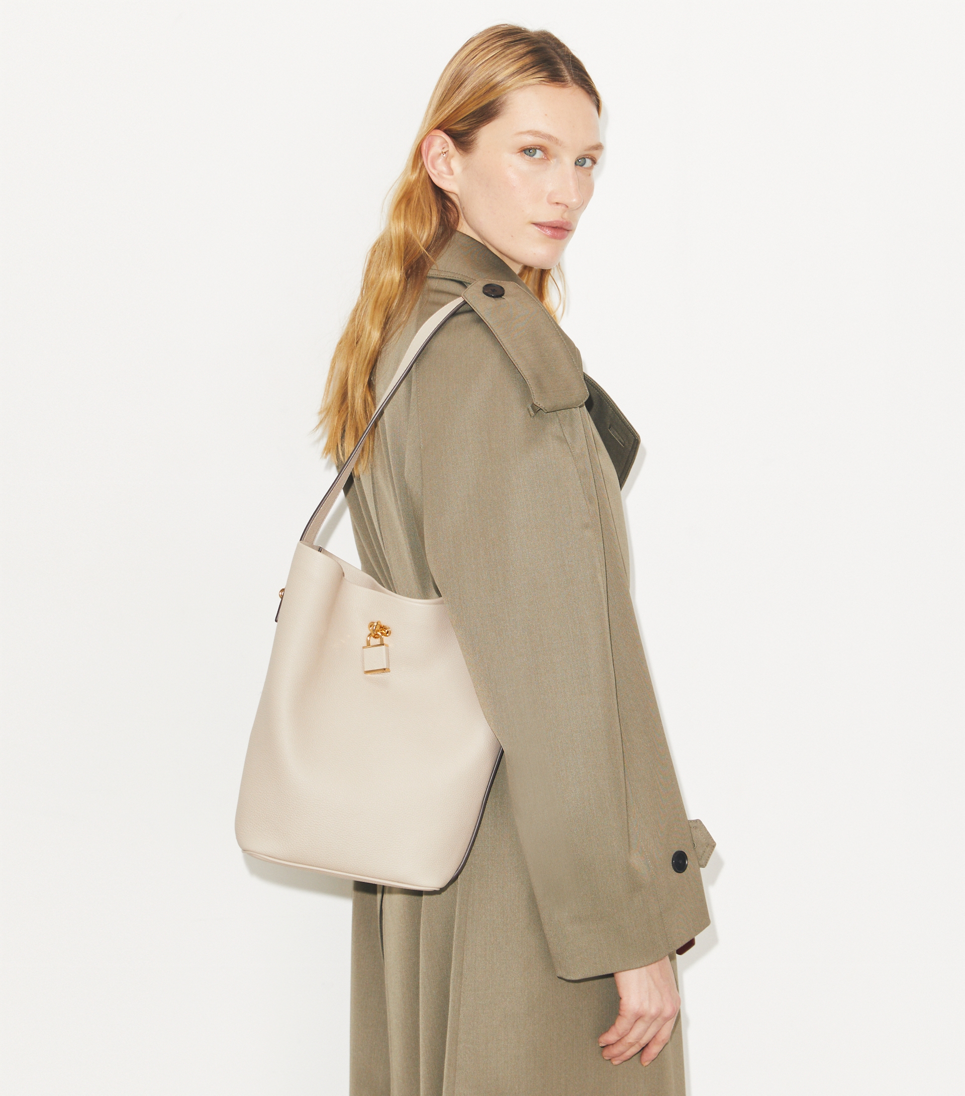 Lock Slim Bucket Bag image number 1
