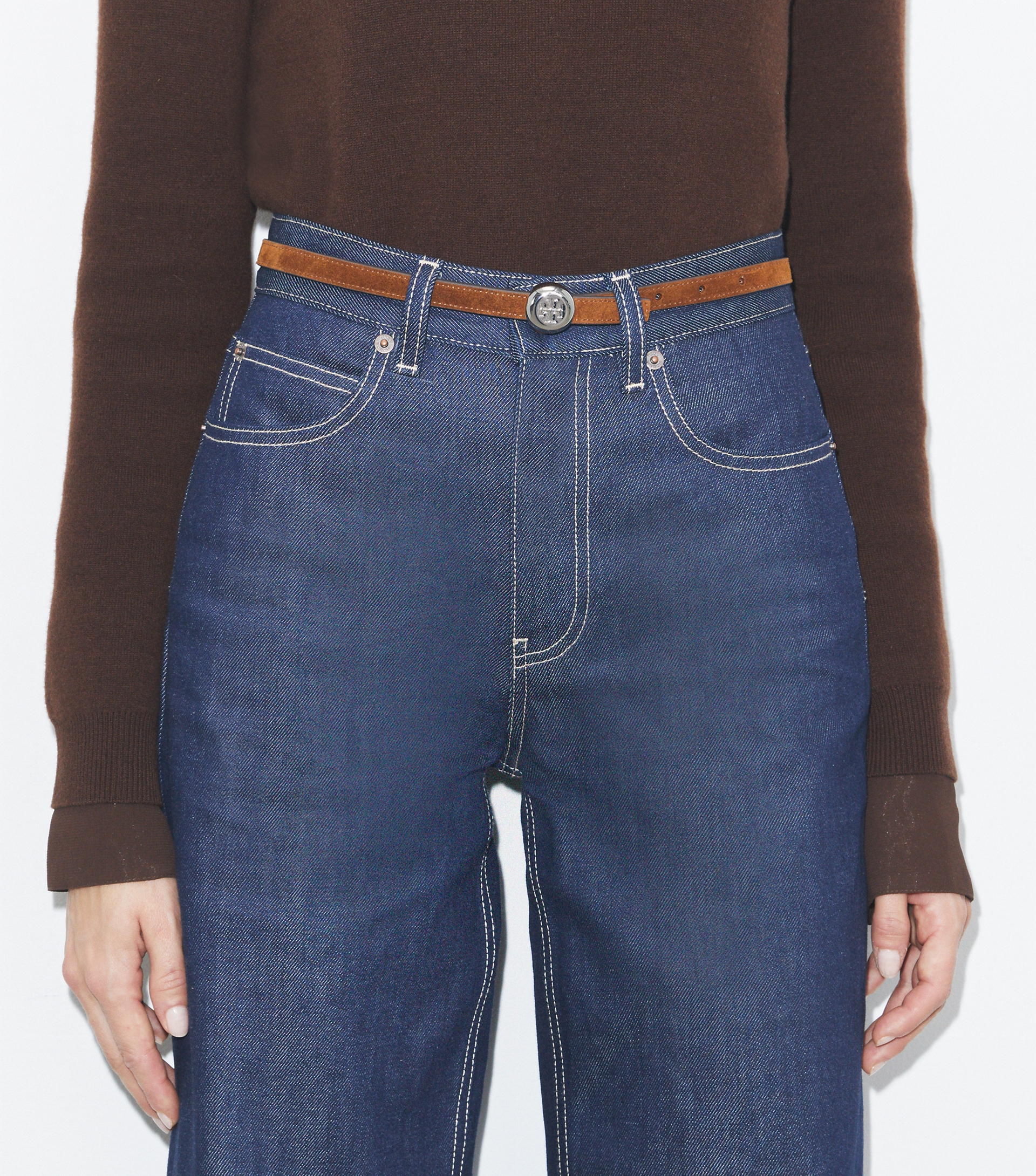 Romy Reversible Suede Belt image number 1