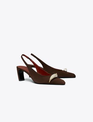  Pierced Slingback Heel