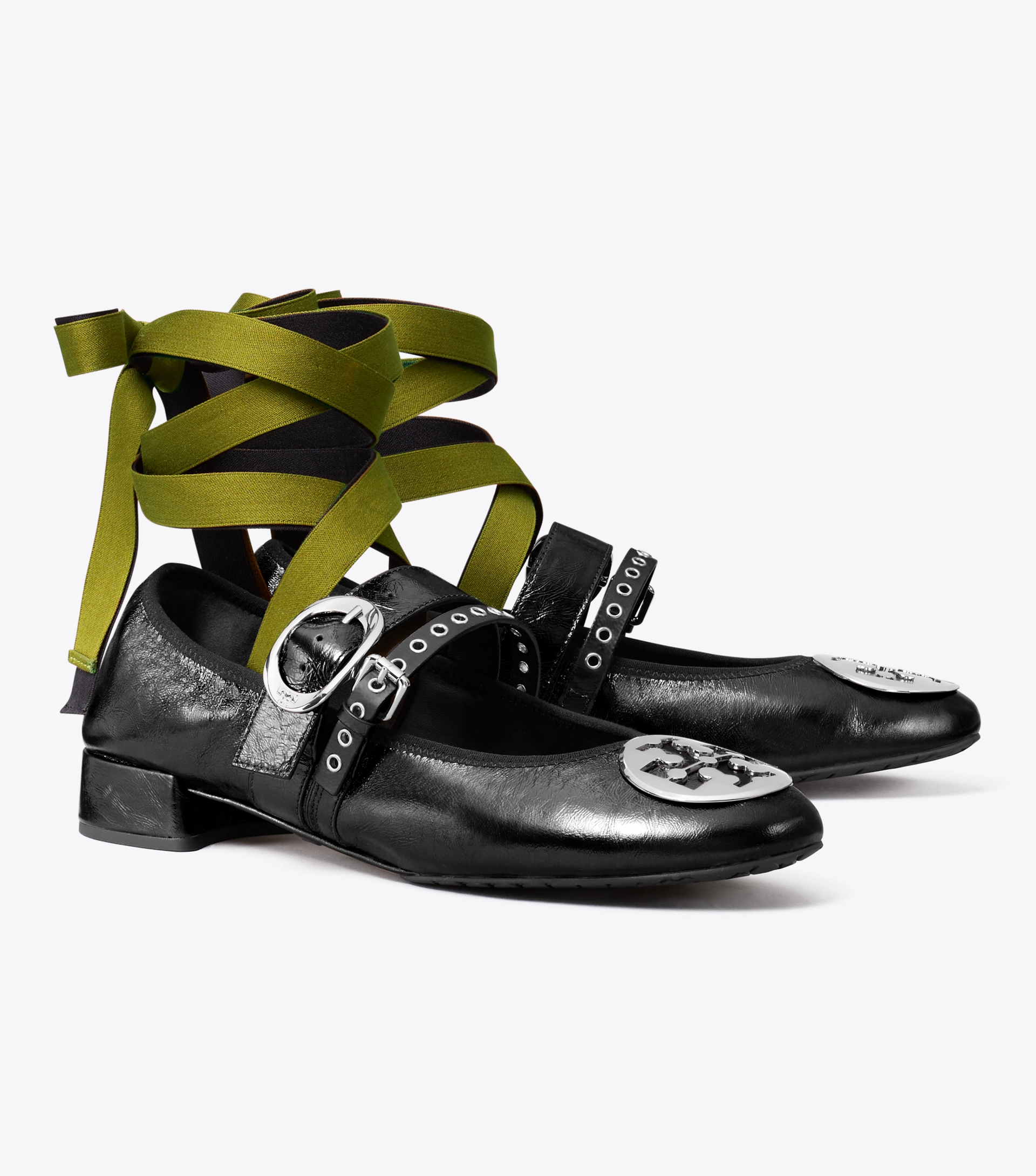 Reva Punk Heeled Ballet image number 0