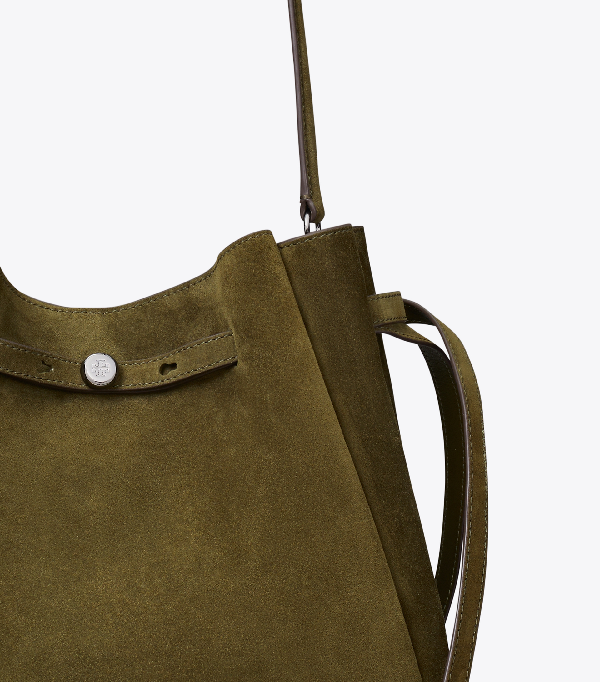 Large Romy Suede Bucket Bag image number 3