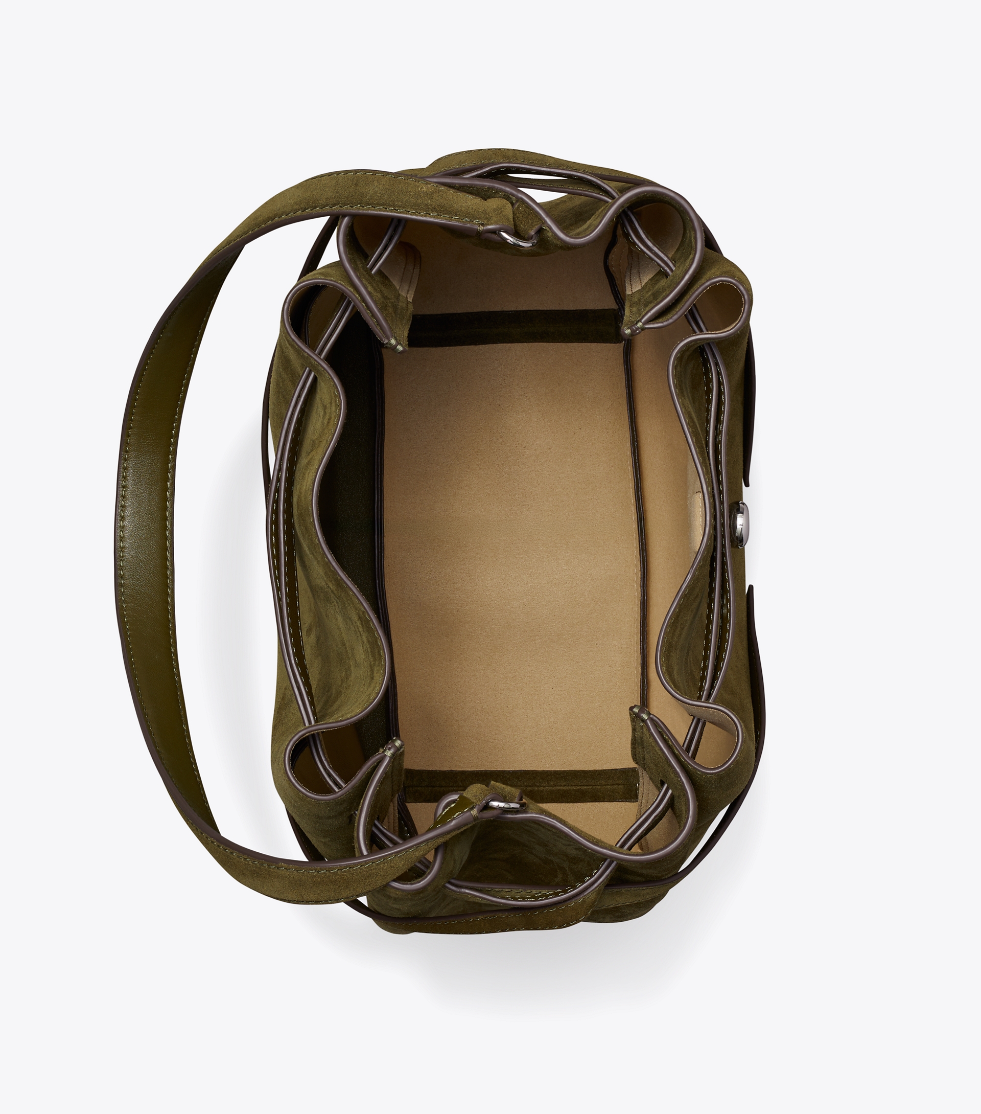 Large Romy Suede Bucket Bag image number 4